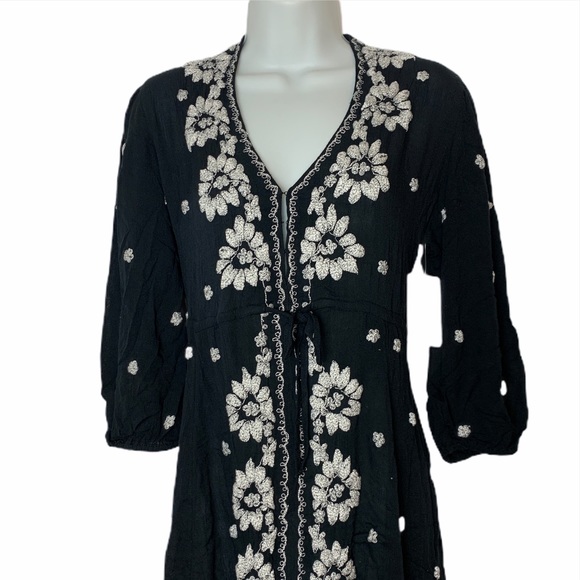 Free People Embroidered midi Dress - Picture 4 of 7